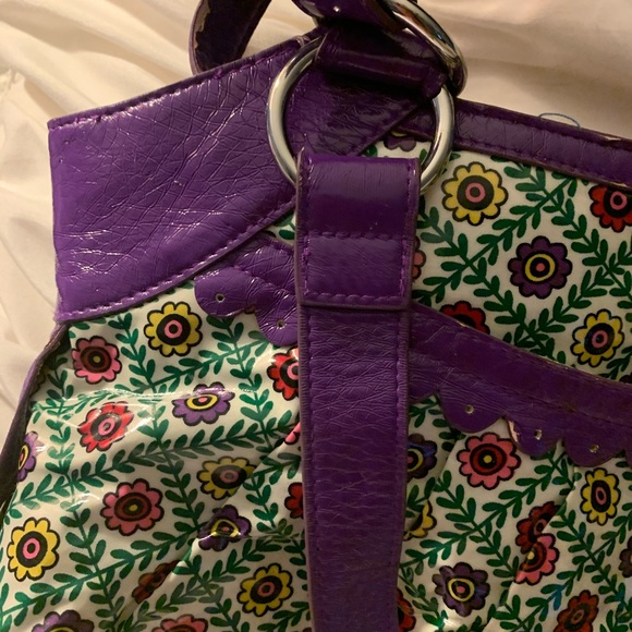 Vera Bradley Frill Flower Handbag - Picture 2 of 4